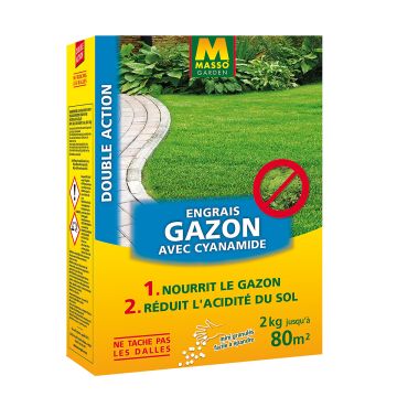 Rasendünger mit Cyanamid - Masso