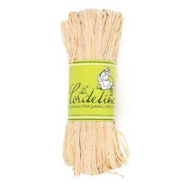 Natürliche Raphia-Flocken, 150g, von La Cordeline - Naturfarben