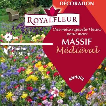 Mischung für mittelalterliches Blumenbeet - 8 m² Schachtel